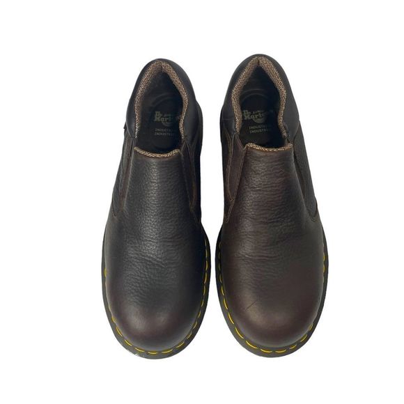 Dr. Martens Dunston Steel Toe Leather Slip On Slip Resistant Work Shoes Mens 10 - Picture 7 of 13